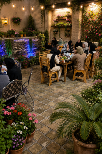 عکس رستوران شیرین بانو
