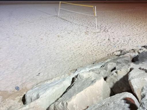 عکس زمین والیبال ساحلی