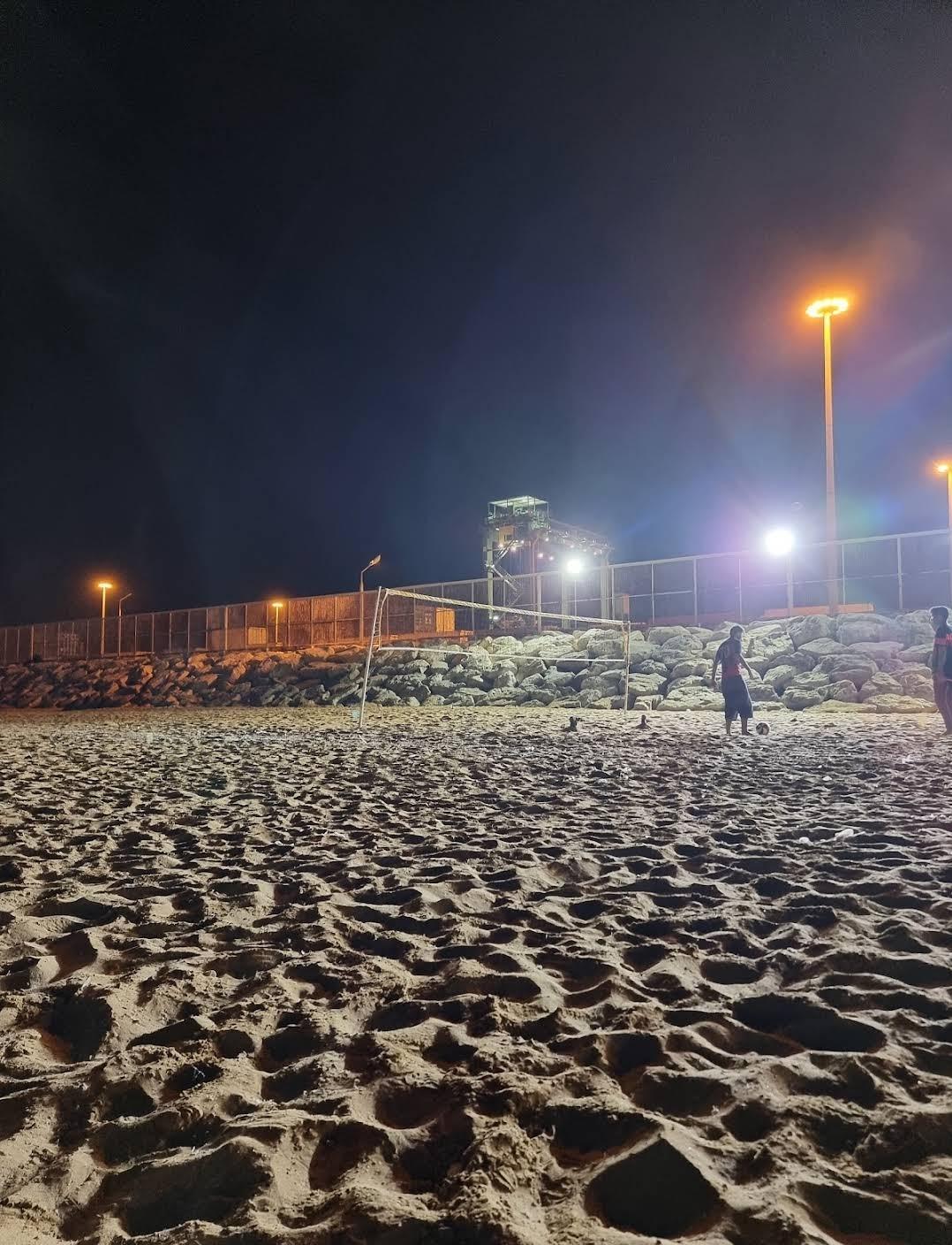 عکس زمین والیبال ساحلی