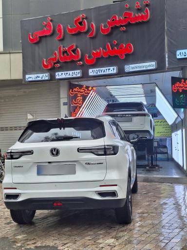 عکس تشخیص رنگ و فنی مهندس یکتایی