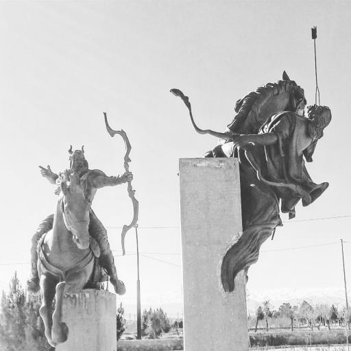 عکس یادمان نبرد رستم و اسفندیار