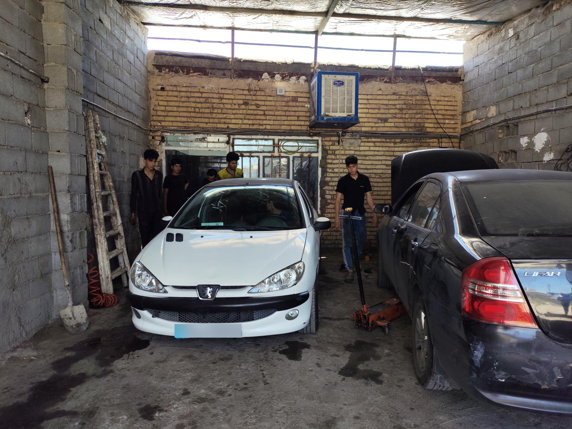 عکس جلوبندی و هیدرولیک امید