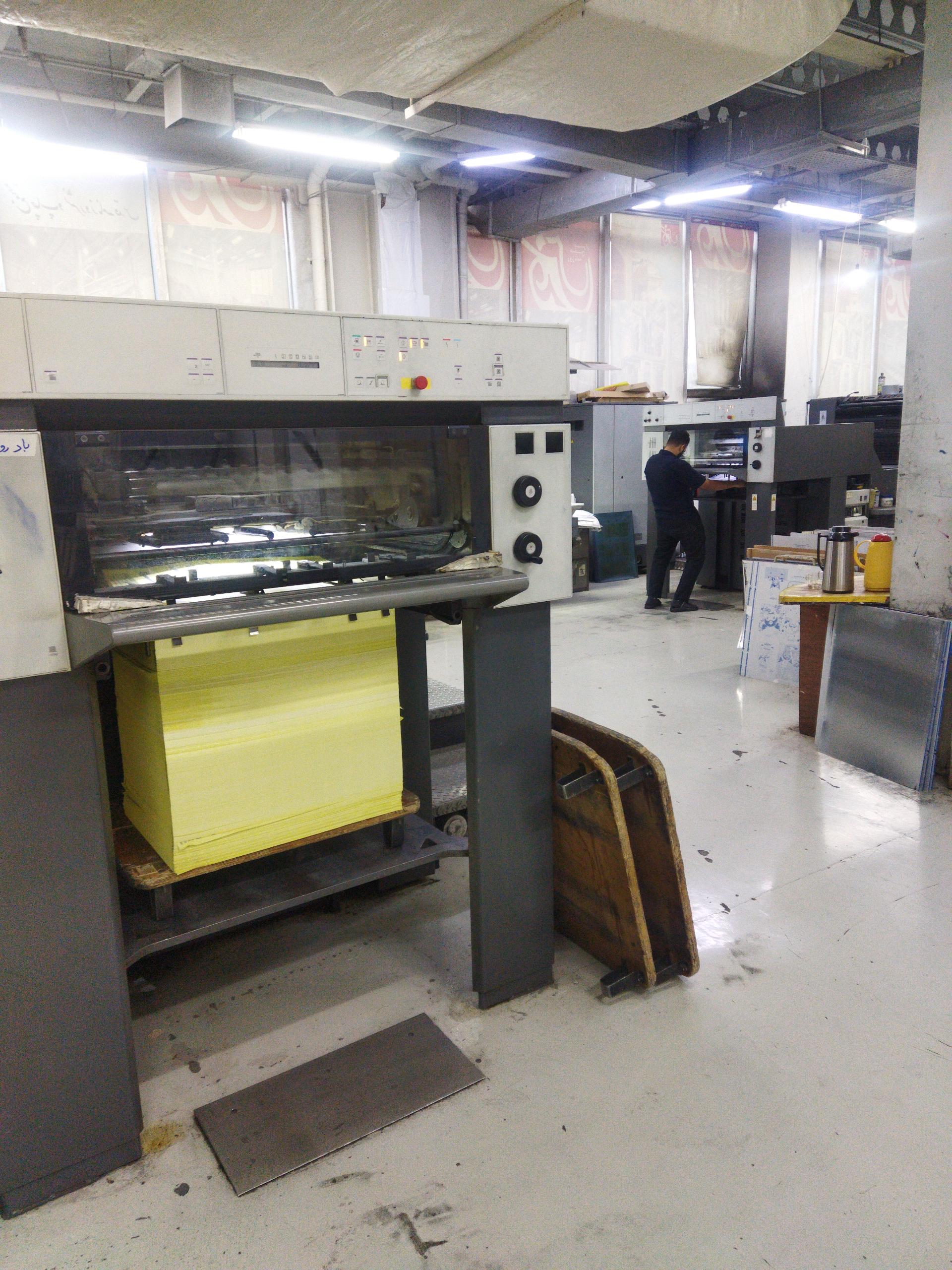 عکس چاپ‌خانهٔ روزنامهٔ قدس