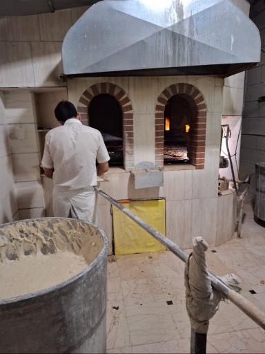 عکس نانوایی سنگکی