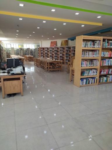 عکس کتابخانه مسجد حضرت عباس