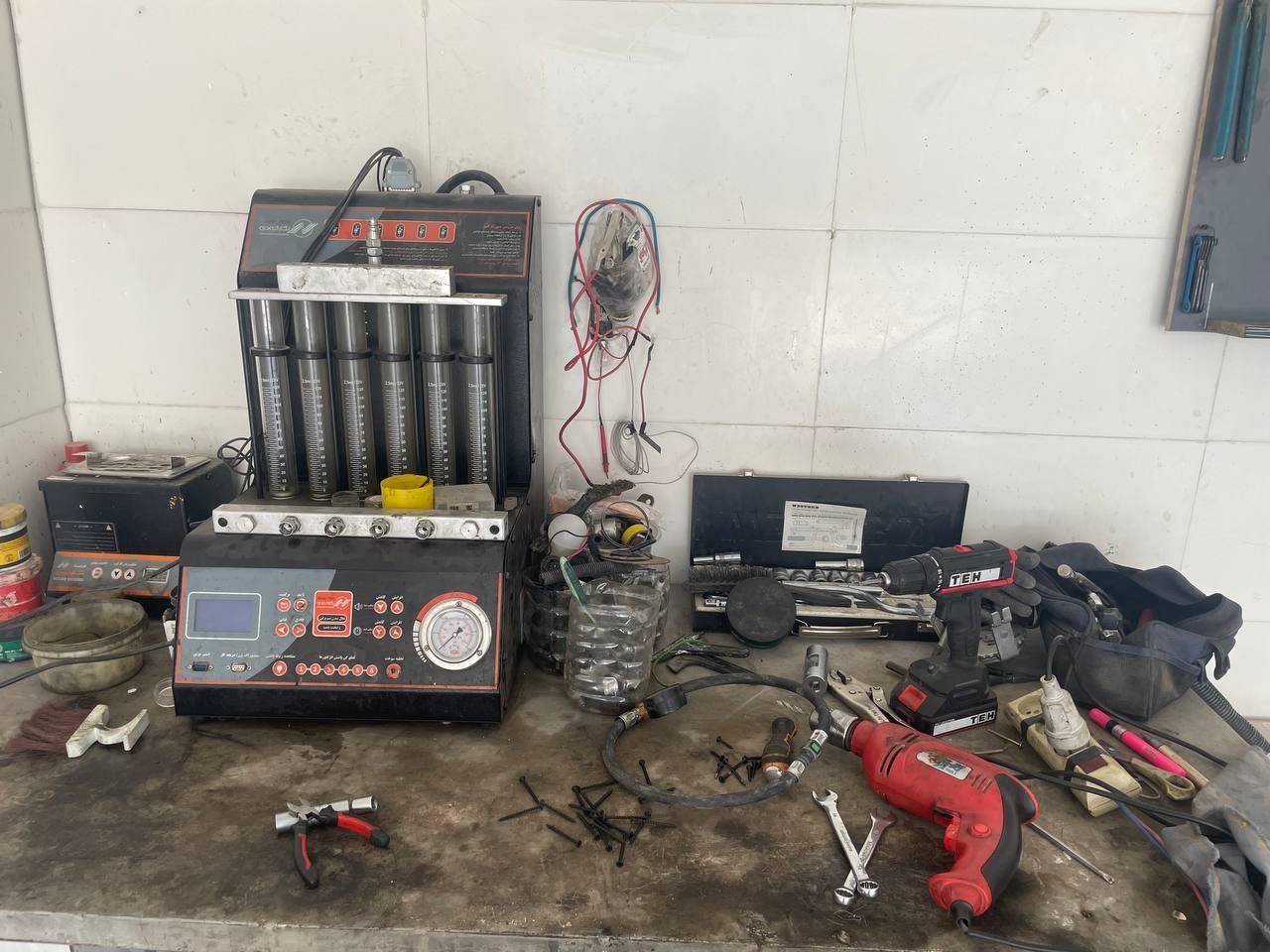 عکس تنظیم موتور خودروهای ایرانی و چینی کاظمی 