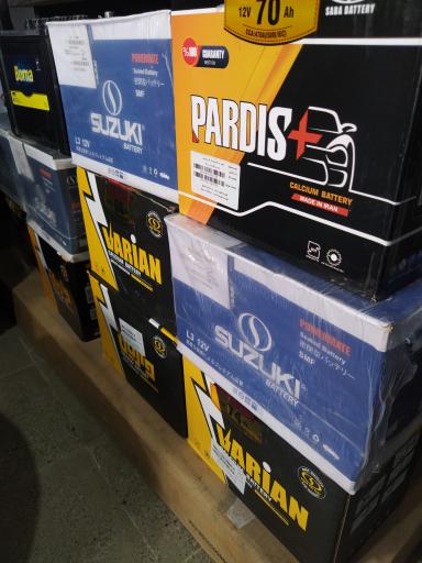 عکس لاستیک و باتری لاریجانی