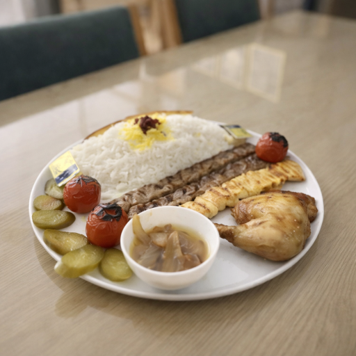 عکس چلو کباب ناصری