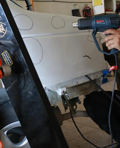 عکس صافکاری pdr کار بیست 