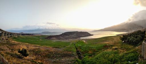 عکس دریاچه سد منجیل