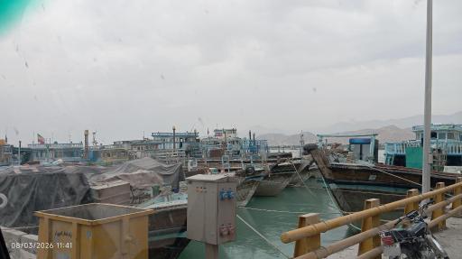 عکس اسکله بندر خمیر