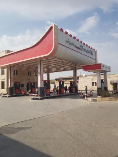 عکس پمپ بنزین سیاه منصوری