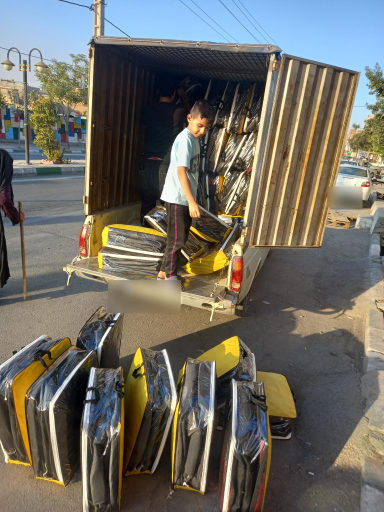 عکس روکش صندلی شیری قشلاق