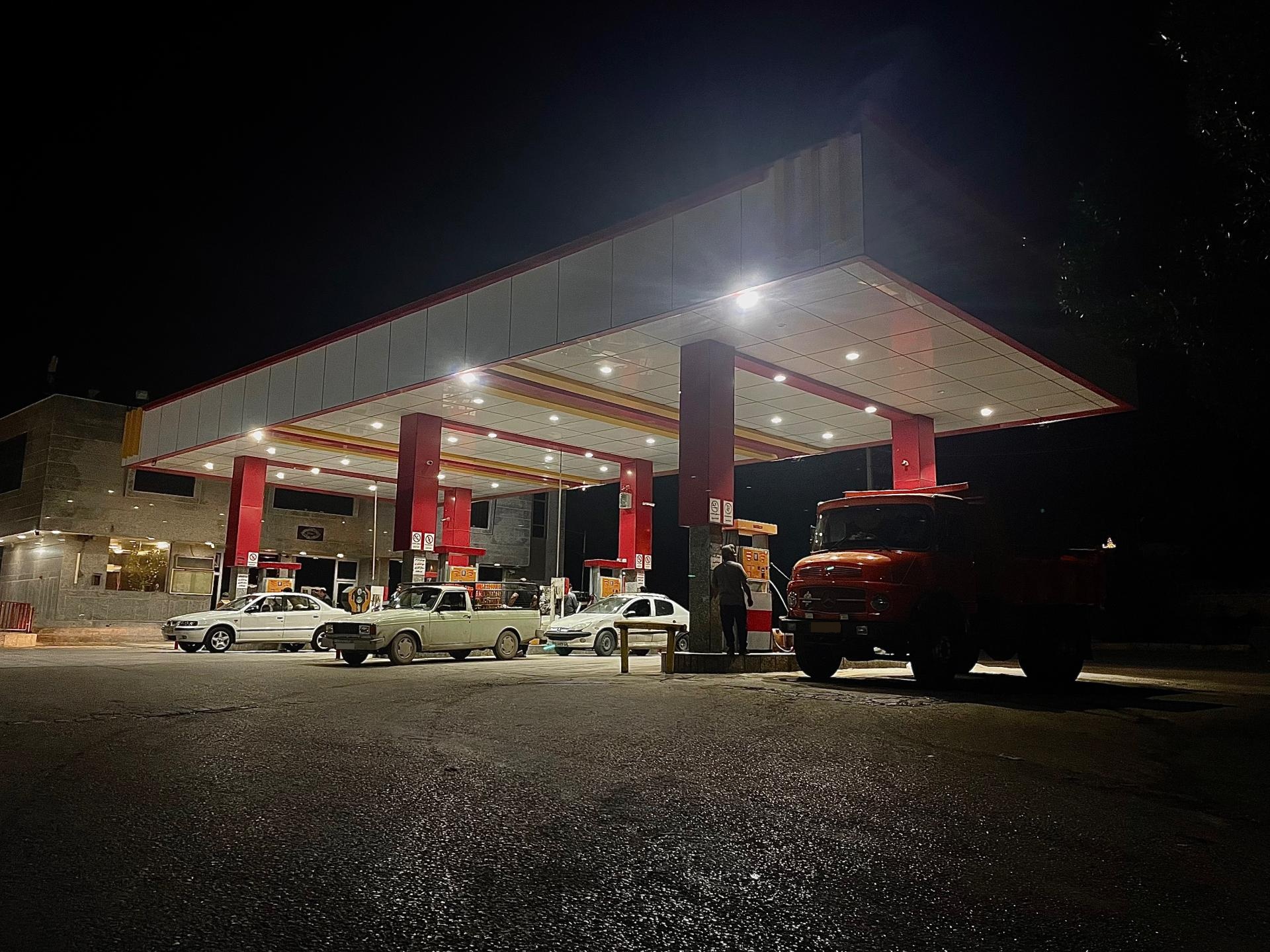 عکس جایگاه سوخت حیدری