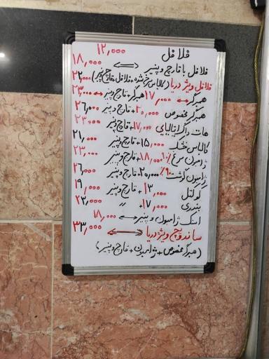 عکس فست‌‌ فود دریا (جوان)