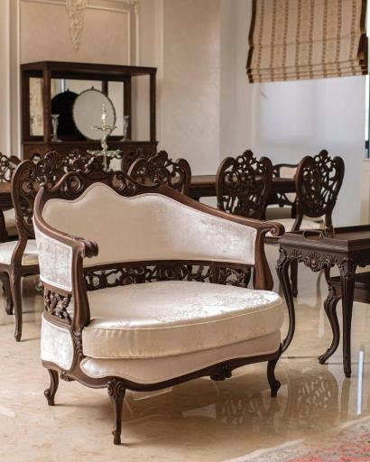 عکس مبلمان قوی سپید