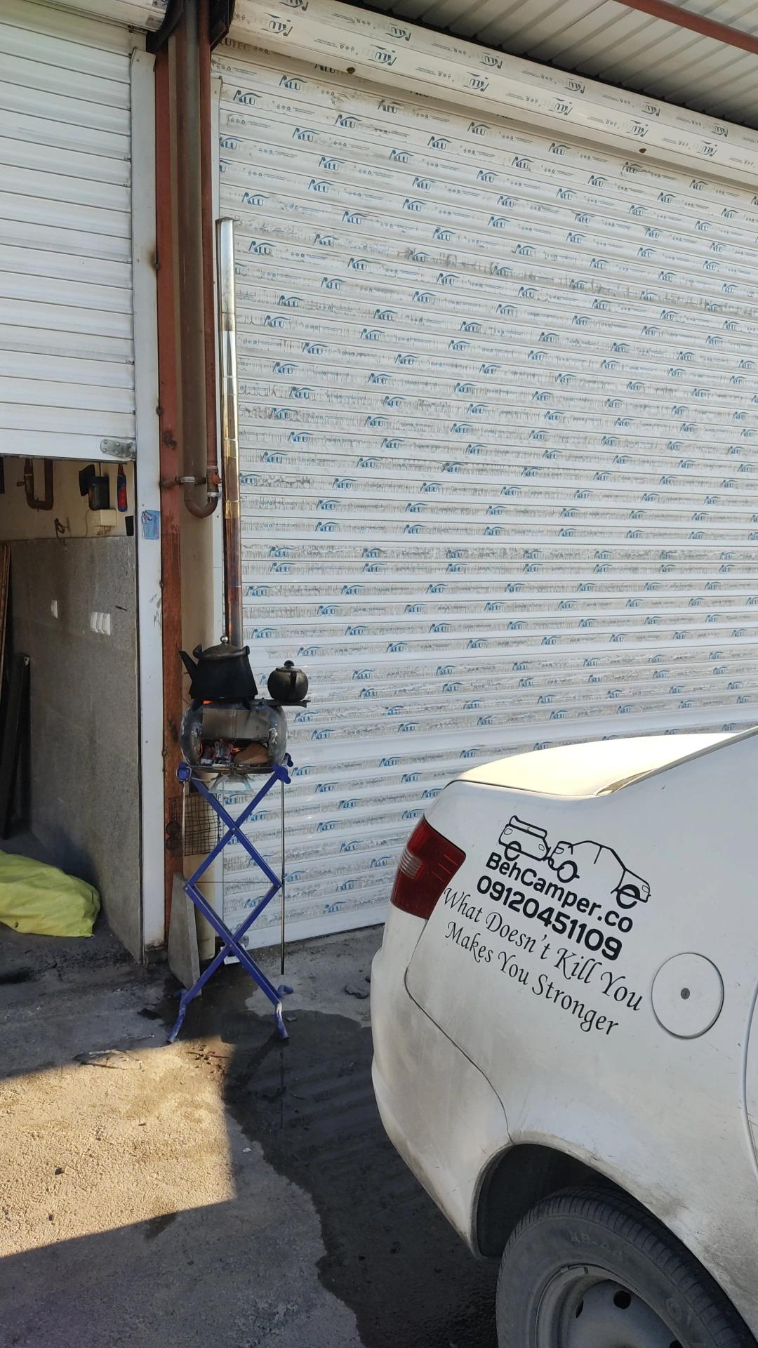 عکس کارگاه ساخت تجهیزات سفر به کمپر