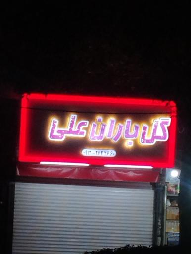 عکس گل فروشی باران
