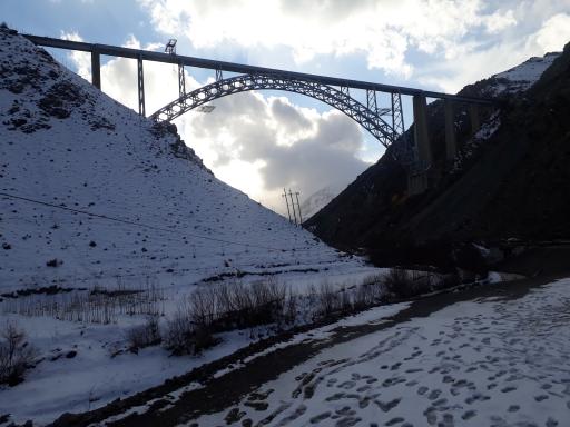 عکس پل قطور