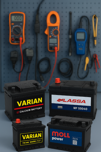 عکس باطری فروشی خودرو و باطری سازی حضرتی