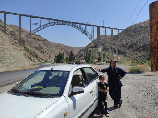عکس پل قطور