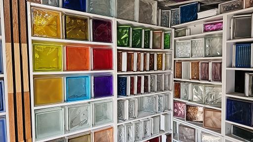 عکس بلوک شیشه ای رمزی پور 