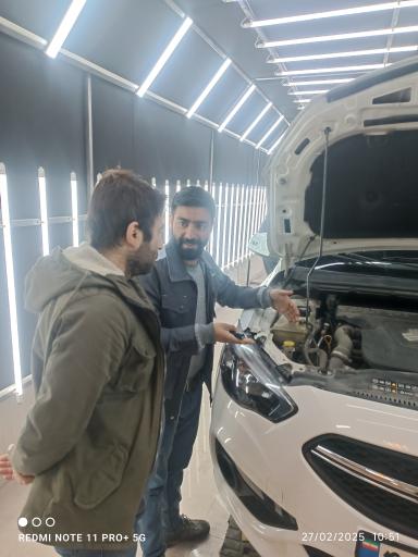 عکس تشخیص رنگ خودرو عرب