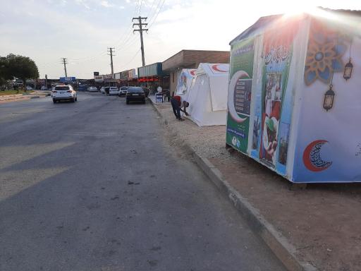 عکس پایگاه نوروزی هلال احمر شهرستان کارون