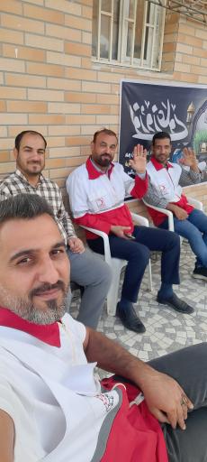 عکس پایگاه نوروزی هلال احمر شهرستان کارون