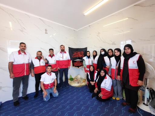 عکس پایگاه نوروزی هلال احمر شهرستان کارون