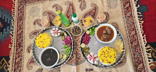 عکس رستوران و غذای بیرون بر عمو مختار