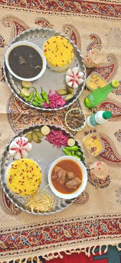 عکس رستوران و غذای بیرون بر عمو مختار