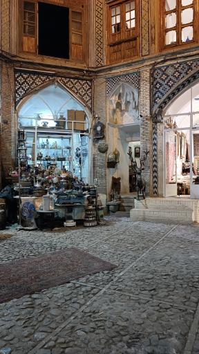 عکس ورودی بازار بزرگ و بازار سنتی کاشان