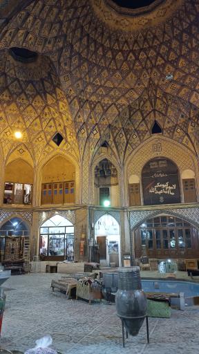 عکس ورودی بازار بزرگ و بازار سنتی کاشان