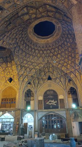 عکس ورودی بازار بزرگ و بازار سنتی کاشان