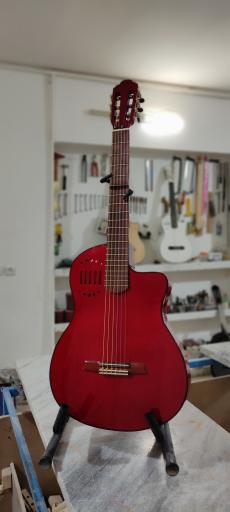 عکس کارگاه گیتار سازی بهنام آسیابانی 