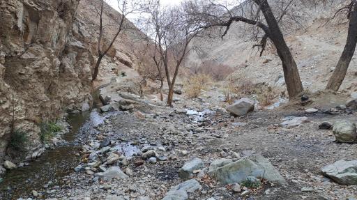 عکس آبشار دره نوسنگ حصارک