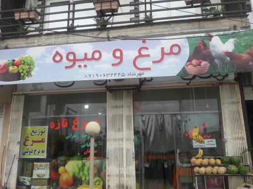 عکس مرغ و میوه مهرشاد
