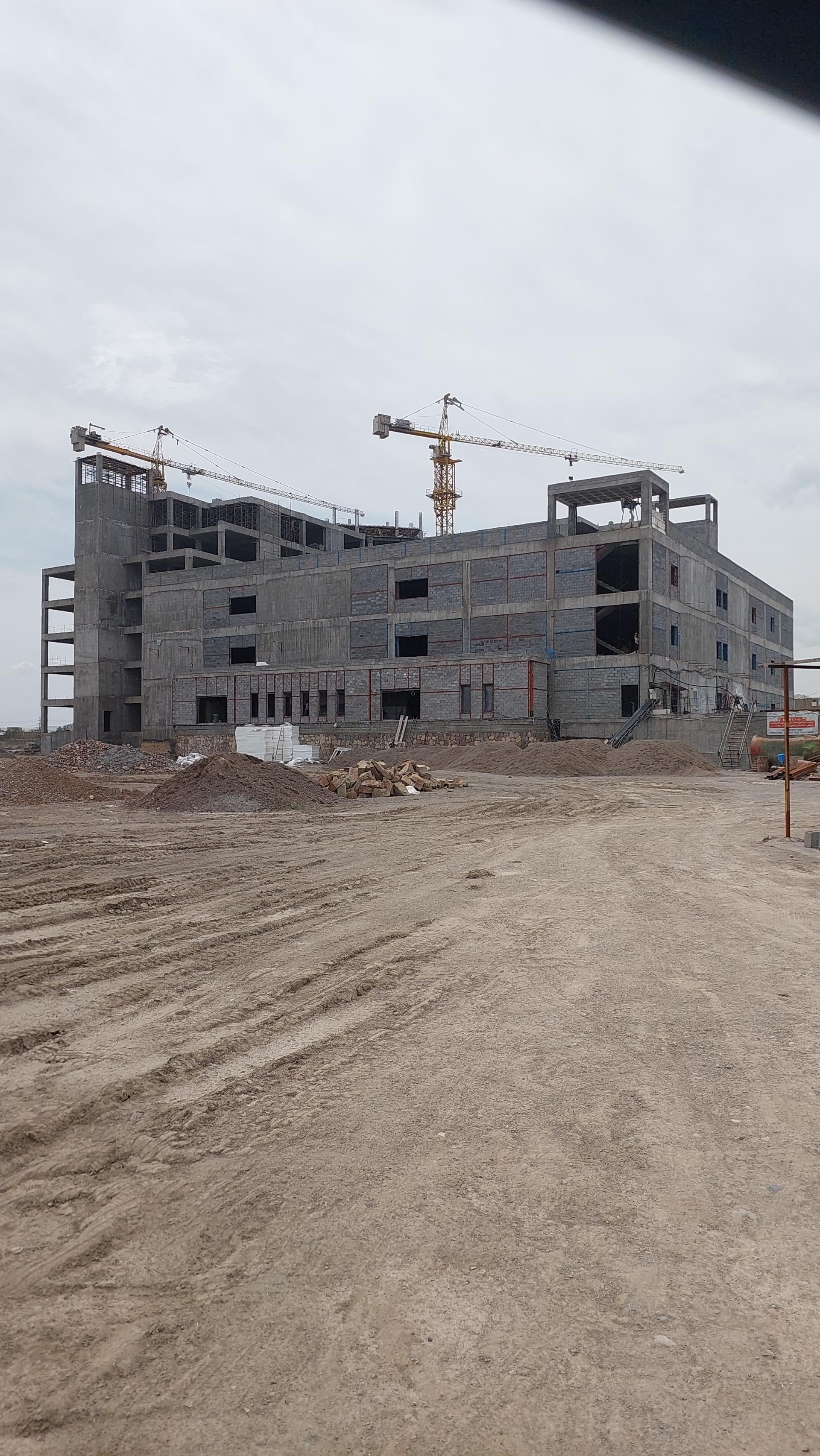 عکس بیمارستان  540 تختخوابی شرق مشهد (درحال ساخت)