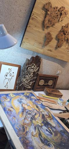 عکس خانه معرق سبز