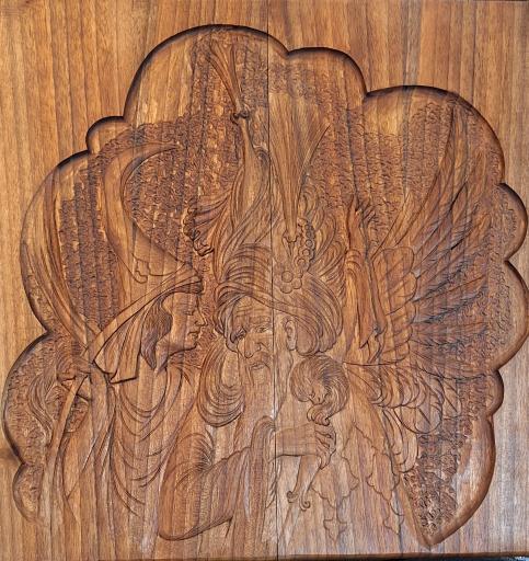 عکس خانه معرق سبز