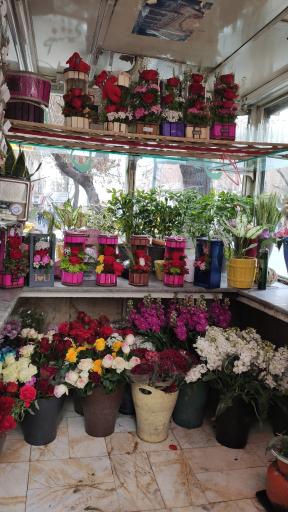 عکس دکه گل فروشی