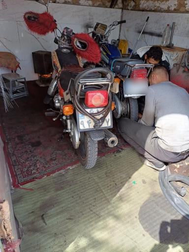 عکس موتورسازی اوستا حسین