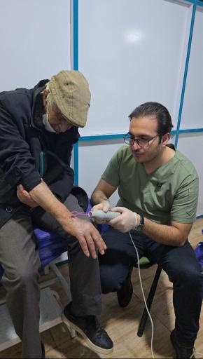 عکس کلینیک زخم علیرضا بیات