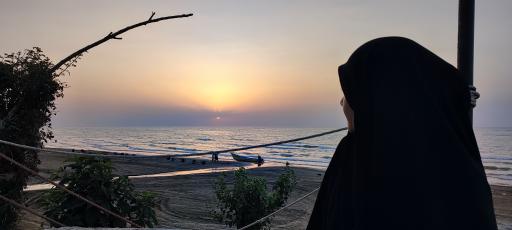 عکس ساحل محمود آباد جا نشیمن 