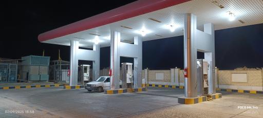 عکس جایگاه سوخت CNG شهرداری خنج