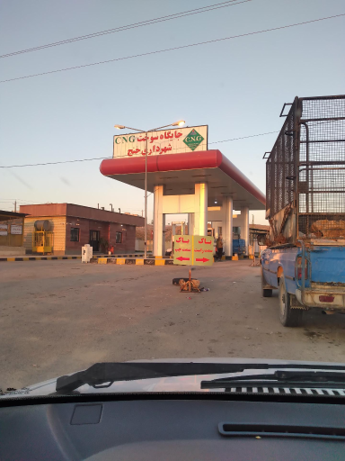 عکس جایگاه سوخت CNG شهرداری خنج