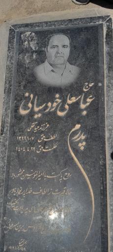 عکس مزار کربلایی عباسعلی خودسیانی