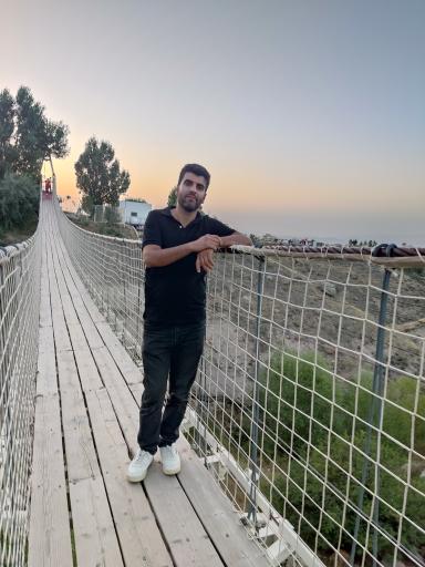 عکس پل معلق چوبی