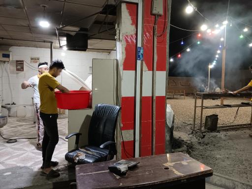 عکس نان داغ کباب داغ